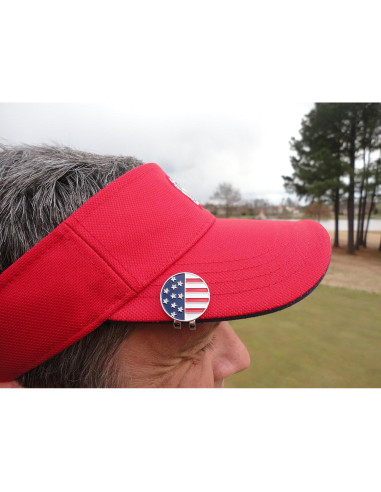Marcador de Pelota de Golf FunMarkers con Bandera Americana