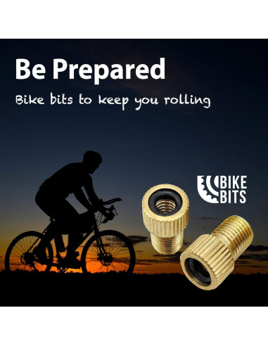 Adaptador de Válvula Presta a Schrader Bike Bits - 4 Piezas