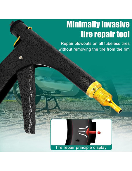 Kit de Reparación de Neumáticos YCLPDMM YC-004 con 16 Tapones