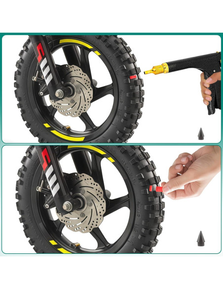 Kit de Reparación de Neumáticos YCLPDMM YC-004 con 16 Tapones