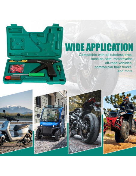 Kit de Reparación de Neumáticos YCLPDMM YC-004 con 16 Tapones