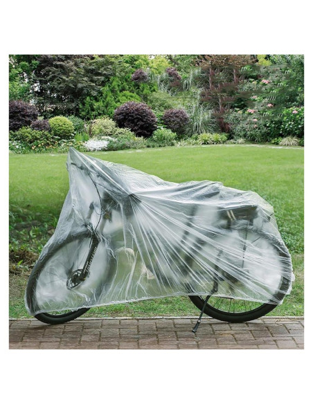 5 Fundas Desechables para Bicicleta Yhalyea - Protección Lluvia