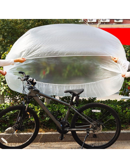 5 Fundas Desechables para Bicicleta Yhalyea - Protección Lluvia