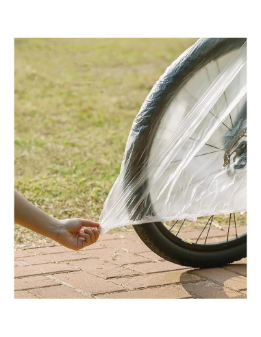 5 Fundas Desechables para Bicicleta Yhalyea - Protección Lluvia