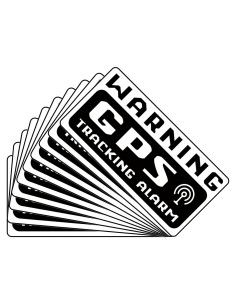 Etiquetas de Alarma de Rastreo GPS JINGIHE 10 Pcs 12x6 cm