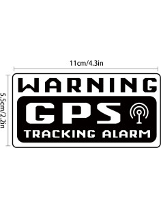 Etiquetas de Alarma de Rastreo GPS JINGIHE 10 Pcs 12x6 cm 2