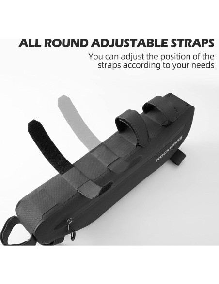 Bolsa de Marco de Bicicleta ROCKBROS 3L Impermeable Negra