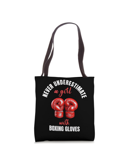 Bolsa Tote Boxeo Niñas 16" Diseño Empoderador