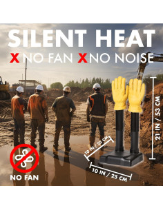 Secador de Guantes y Botas JobSite - Silencioso y Eficiente 2