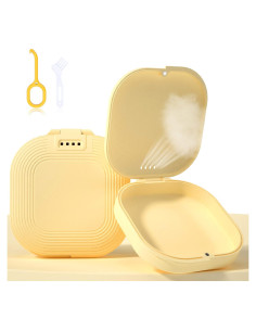 Estuche para Retenedor Hemilab Amarillo con Ventilación