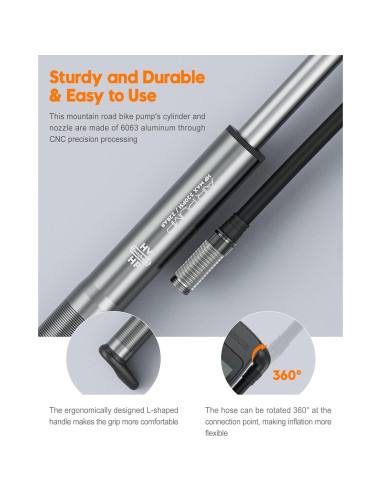 Bomba de Choque Tiakia DPG-0302 con Manómetro Digital 320PSI