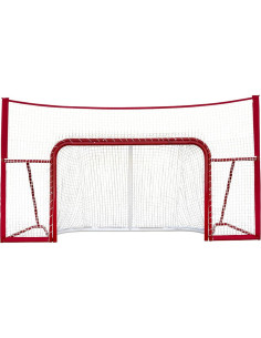 Barrera de Hockey Winnwell BS72RHD1515S18 182x116 cm Rojo 2