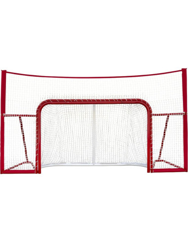 Barrera de Hockey Winnwell BS72RHD1515S18 182x116 cm Rojo