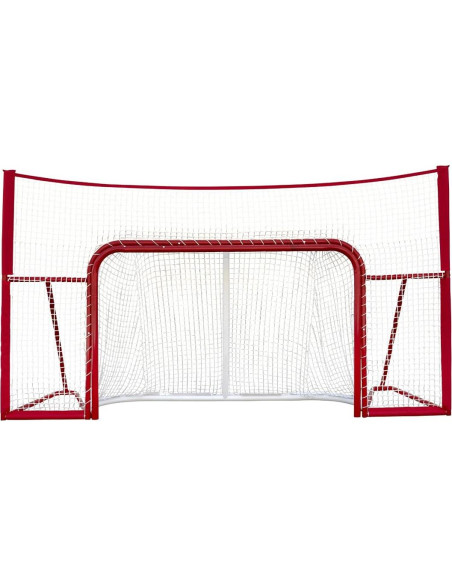 Barrera de Hockey Winnwell BS72RHD1515S18 182x116 cm Rojo