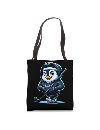 Bolsa Tote Pingüino Hockey sobre Hielo 40.64 cm