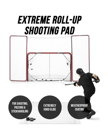 Almohadilla de Tiro Plegable Mejor Hockey 1.22x2.59m UV