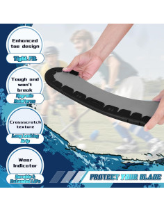 Protector de Cuchilla de Hockey Hikeen con 25 Ataduras 2