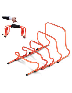 Vallas de Agilidad Lippbest - Paquete de 6 - 15.24 cm Naranja