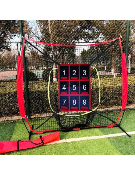 Objetivo de Zona de Strike Numerado CORECISE 15x15 cm Rojo