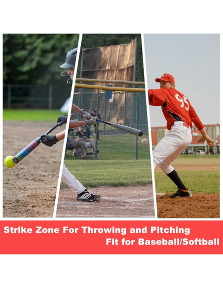 Objetivo de Zona de Strike Numerado CORECISE 15x15 cm Rojo