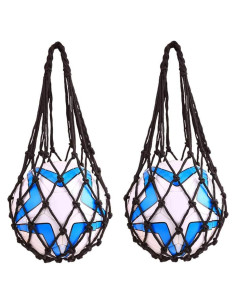 Bolsa de Red para Balones EastyGold - 2 Unidades Negra