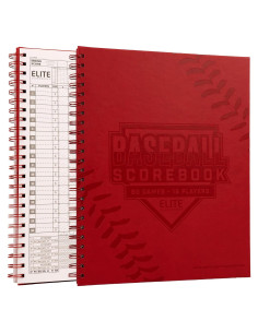 Libro de Anotaciones Premium Béisbol/Softbol Murray 60 Juegos