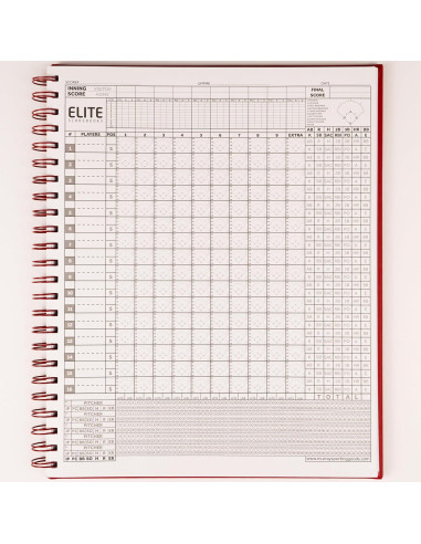 Libro de Anotaciones Premium Béisbol/Softbol Murray 60 Juegos