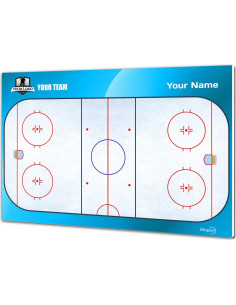 Tablero Táctico de Hockey sobre Hielo Etisport Doble Cara 30.5x20.5cm 2