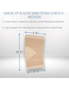 Soporte de Rodilla Elástico Swede-O Tetra-Stretch Mediano 2