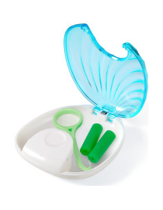 Estuche para Retenedor JMU Azul - Plástico Resistente y Lavable 2