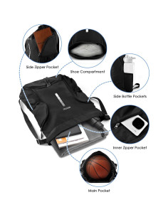 Mochila de Cuerda BROTOU 30L Impermeable para Deportes 2