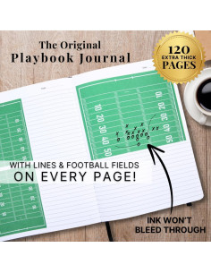 Cuaderno de Jugadas de Fútbol La Casa Educada 120 Páginas 2