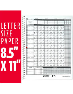 Libro de Puntuaciones de Béisbol y Softbol Franklin Sports - 25 Juegos 2