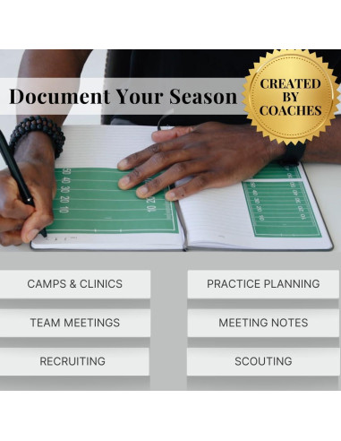 Cuaderno de Jugadas de Fútbol La Casa Educada 120 Páginas