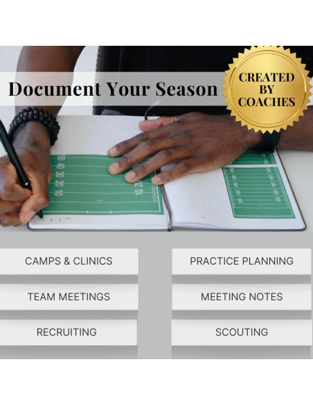 Cuaderno de Jugadas de Fútbol La Casa Educada 120 Páginas