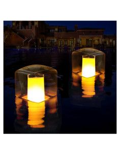 Luces Flotantes Solares para Piscina LanPool 2PCS IP68