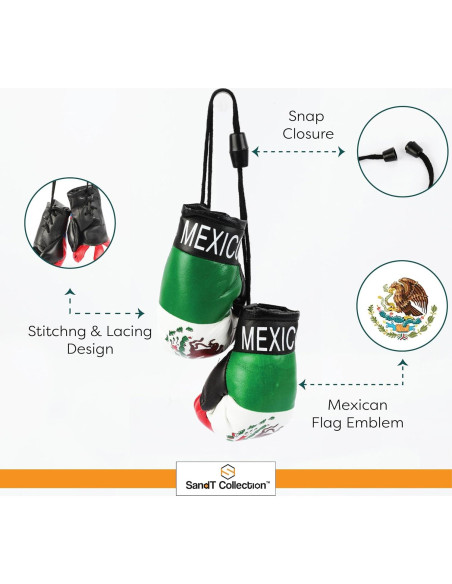 Guantes de Boxeo Mini SandT Collection - Decoración Patriótica