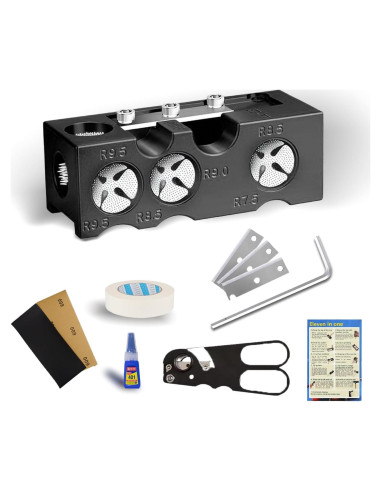 Formador de Punta de Billar 11 en 1 FSCXOIA - Aluminio Portátil