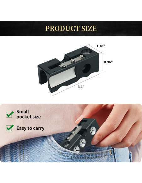 Formador de Punta de Billar 11 en 1 FSCXOIA - Aluminio Portátil