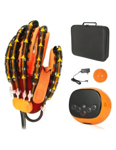 Guante Robot Rehabilitación Calentamiento Mano Izquierda L