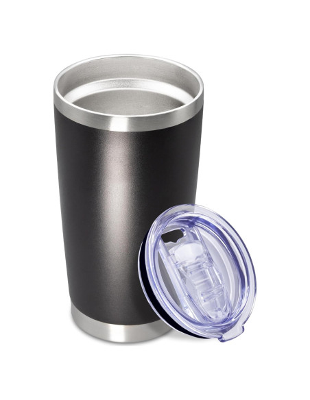 Vaso de Café de Viaje Aislado Doble Pared AEPDTD 20 oz Negro