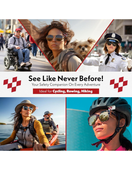 Espejo Retrovisor para Ciclismo TOMA UN VISTAZO - Ajustable