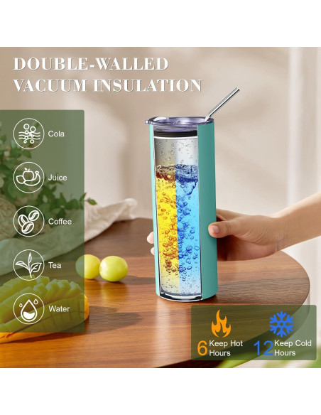 Vaso Personalizado Aislado 20oz UNIGIFTIME con Flor de Nacimiento