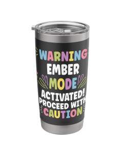 Taza Personalizada Aislada EMBER 20 oz Acero Inoxidable Negro