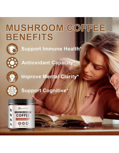 Café de Hongo Orgánico Eilin YHT 150g - 10 Extractos Activos 2