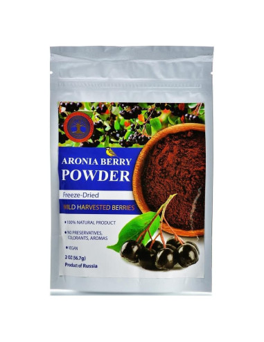Polvo de Aronia Liofilizado Tesoro Siberiano 56.7 g Sin OGM