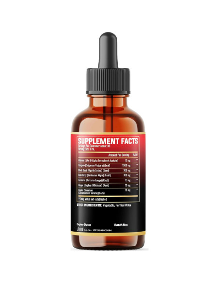 Gotas de Orégano Líquido Milivol 30ml - Soporte Inmunológico