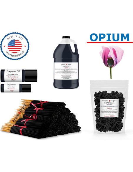 Conos de Carbón de Incienso Aroma Depot - 85-100 unidades