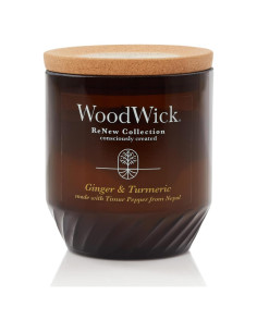 Vela Aromática WoodWick Jengibre y Cúrcuma 170 g