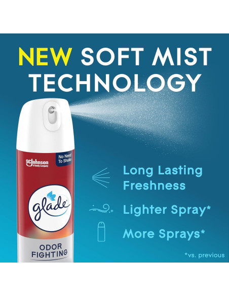 Aerosol Ambientador Glade Manzana y Canela 226.8 g - Frescura Duradera